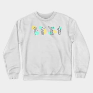 Greek Goddess blue Crewneck Sweatshirt